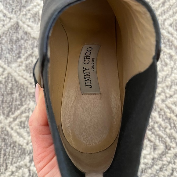 Jimmy Choo Talula black booties/boots size 38 1/2 - Picture 4 of 13